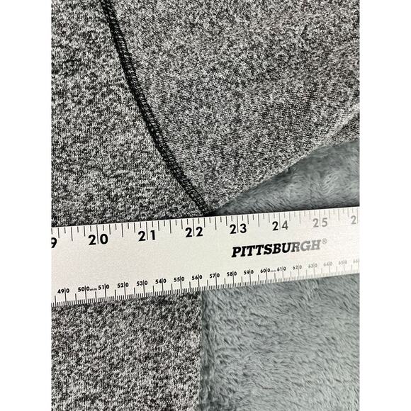 Swiss Cross men’s large gray zip up hoodie sweatshirt fleece lined pockets exc - Picture 10 of 12